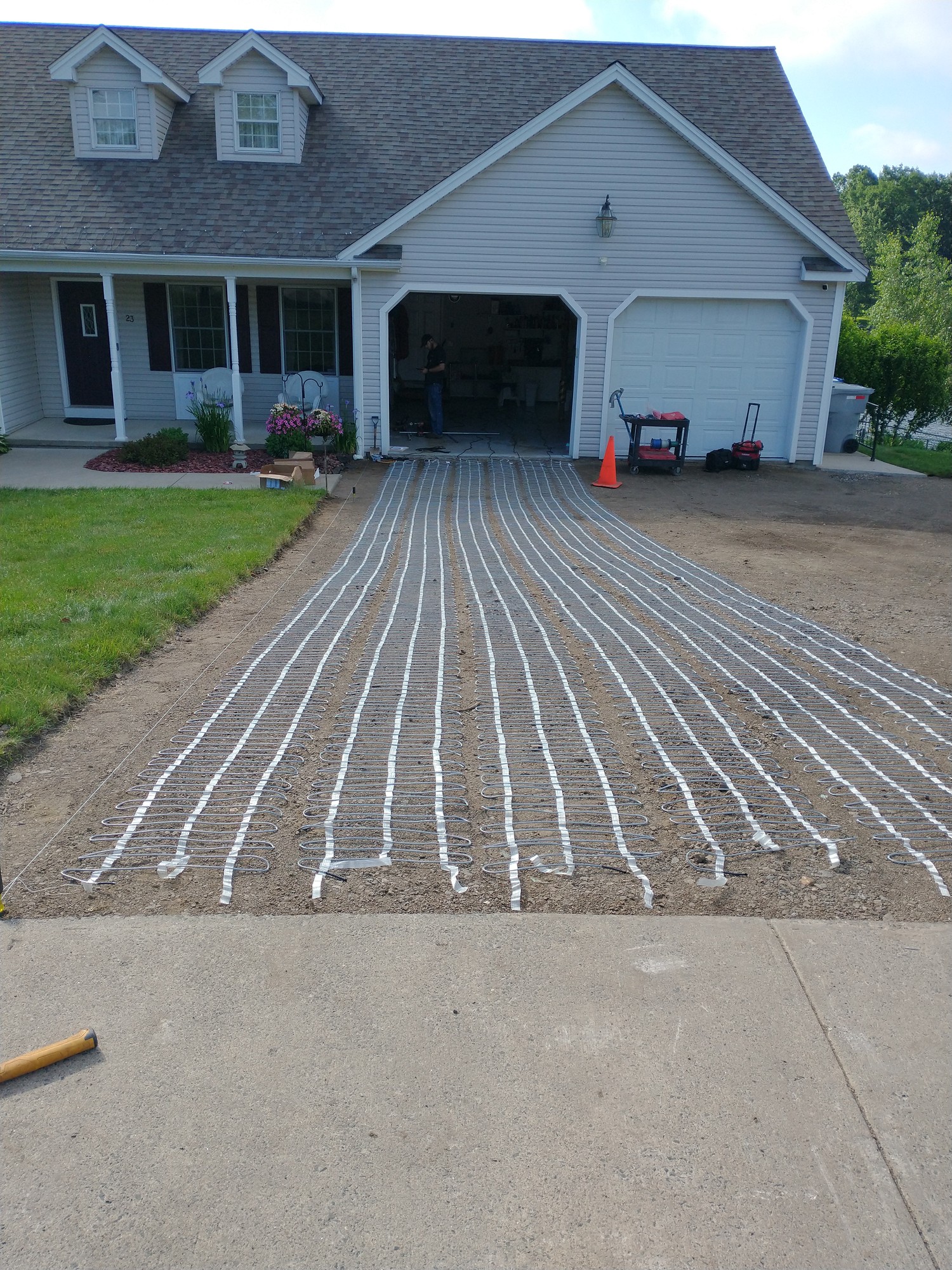 Expansive Heated Driveway