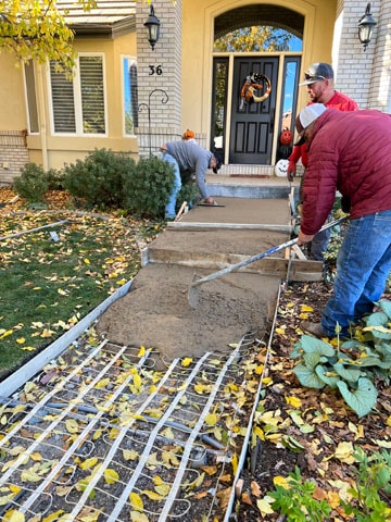 Walkway Installation in Progress