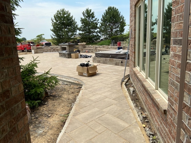 Finished Paver Patio