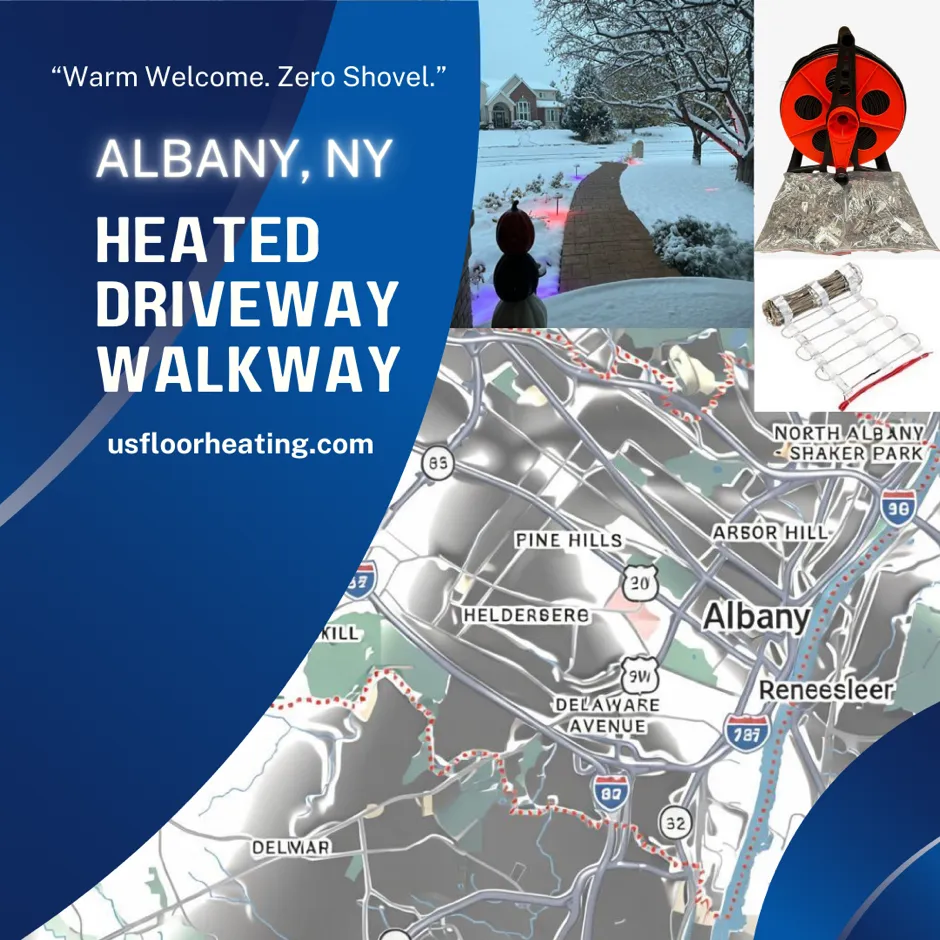 heated driveway albany ny