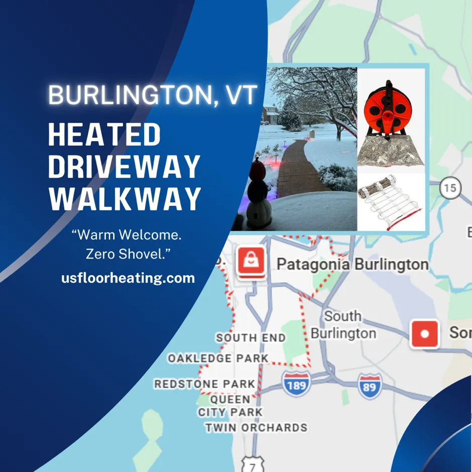 heated driveway burlington vt