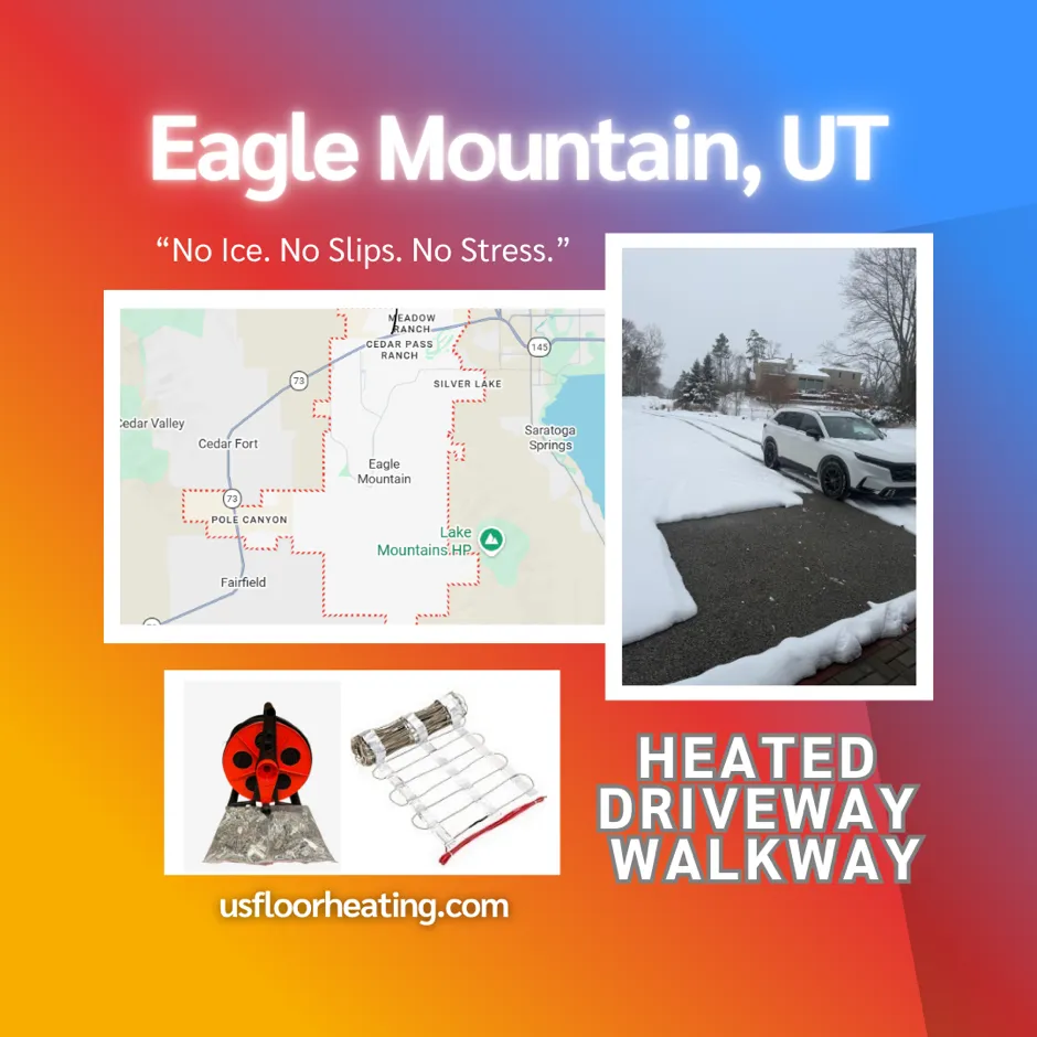 heated driveway eagle mountain ut