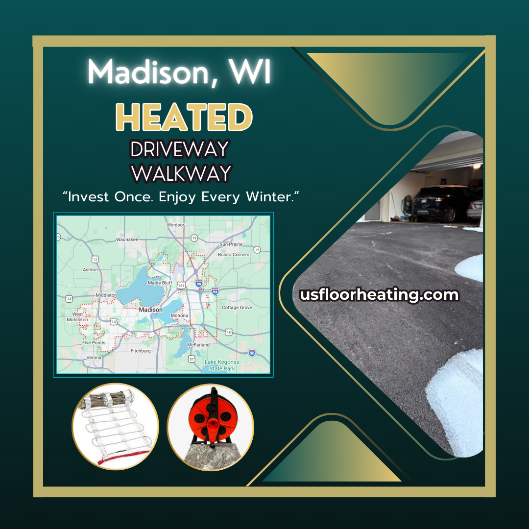 heated driveway madison or