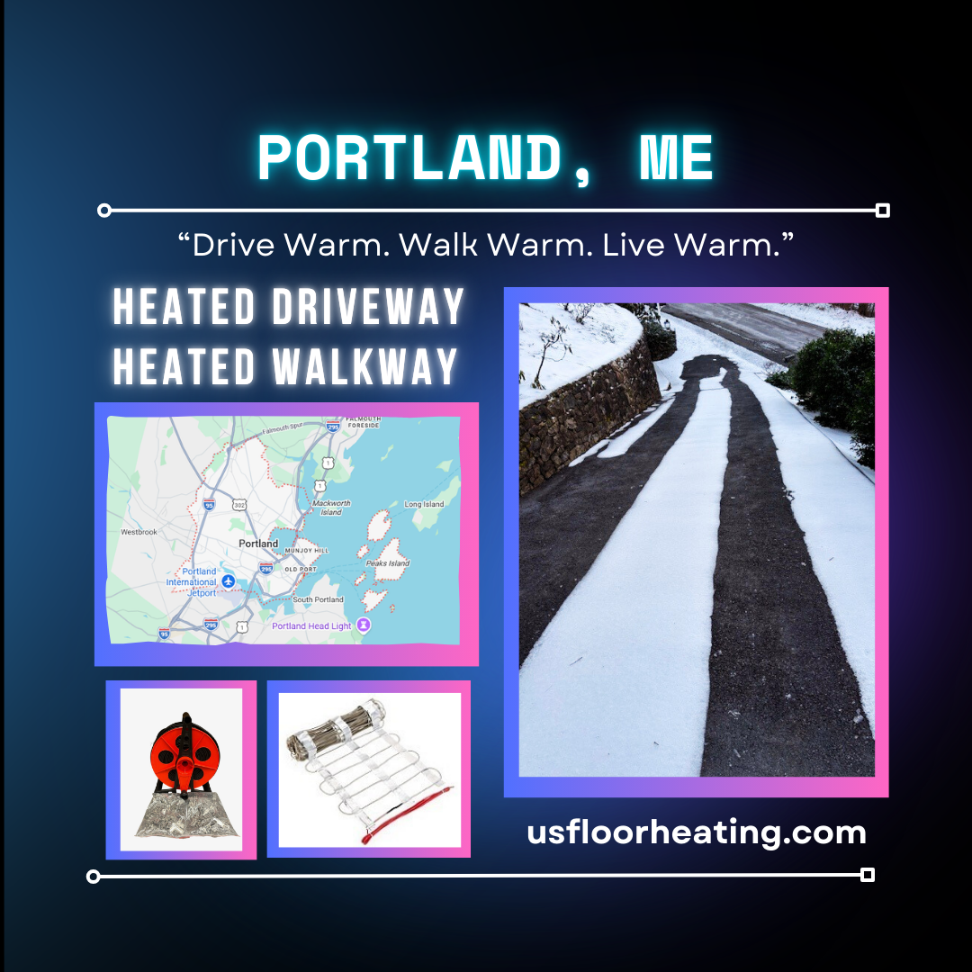 heated driveway portland me