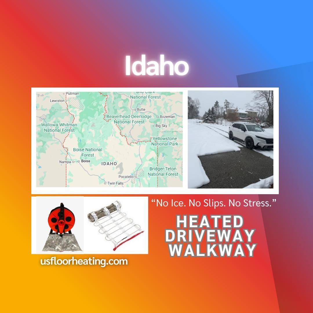 heated driveway in Idaho