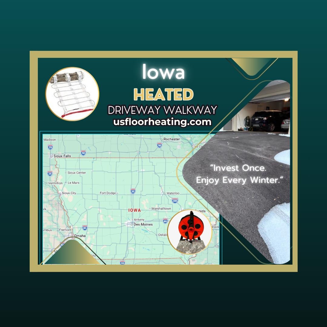 heated driveway in Iowa