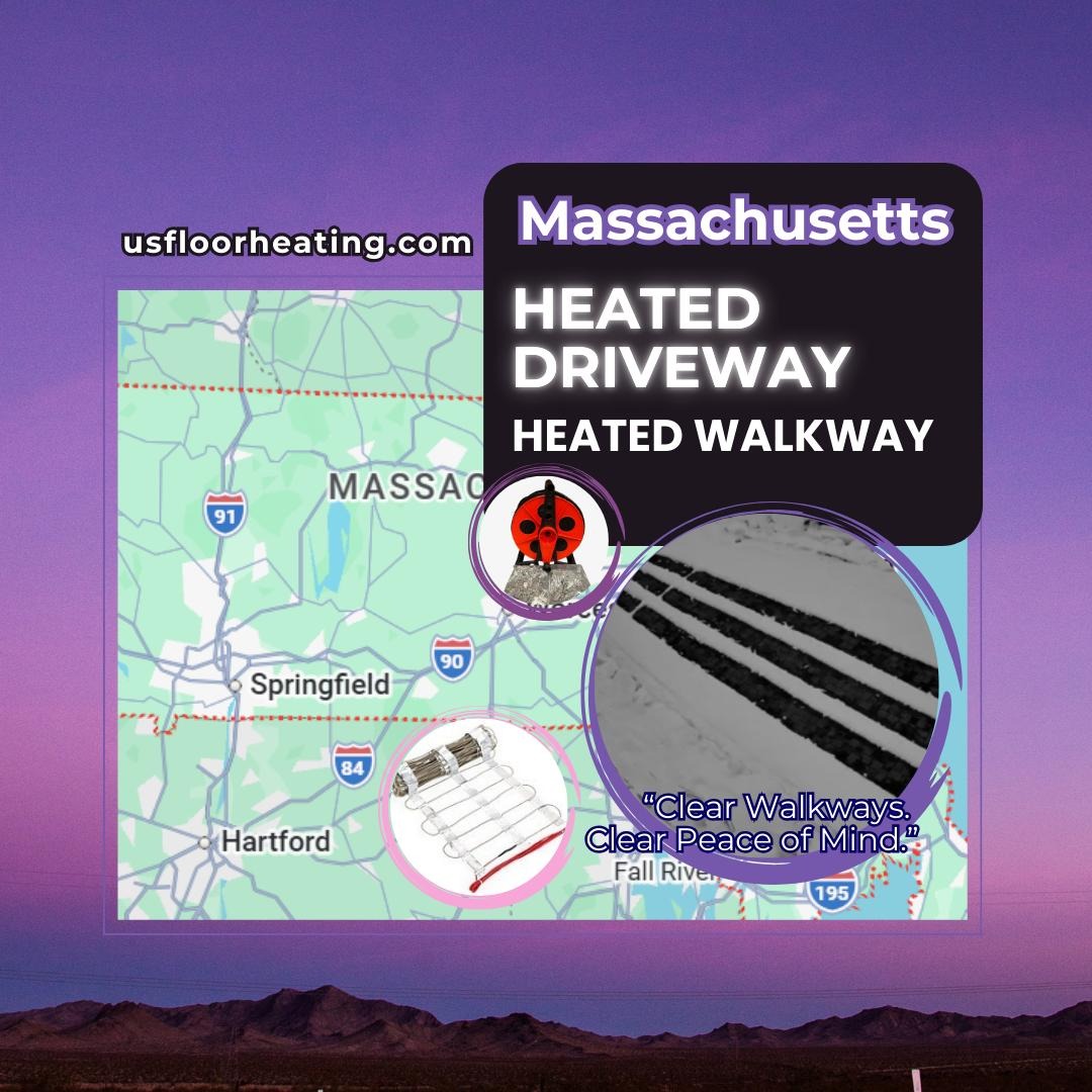 heated driveway in Massachusetts