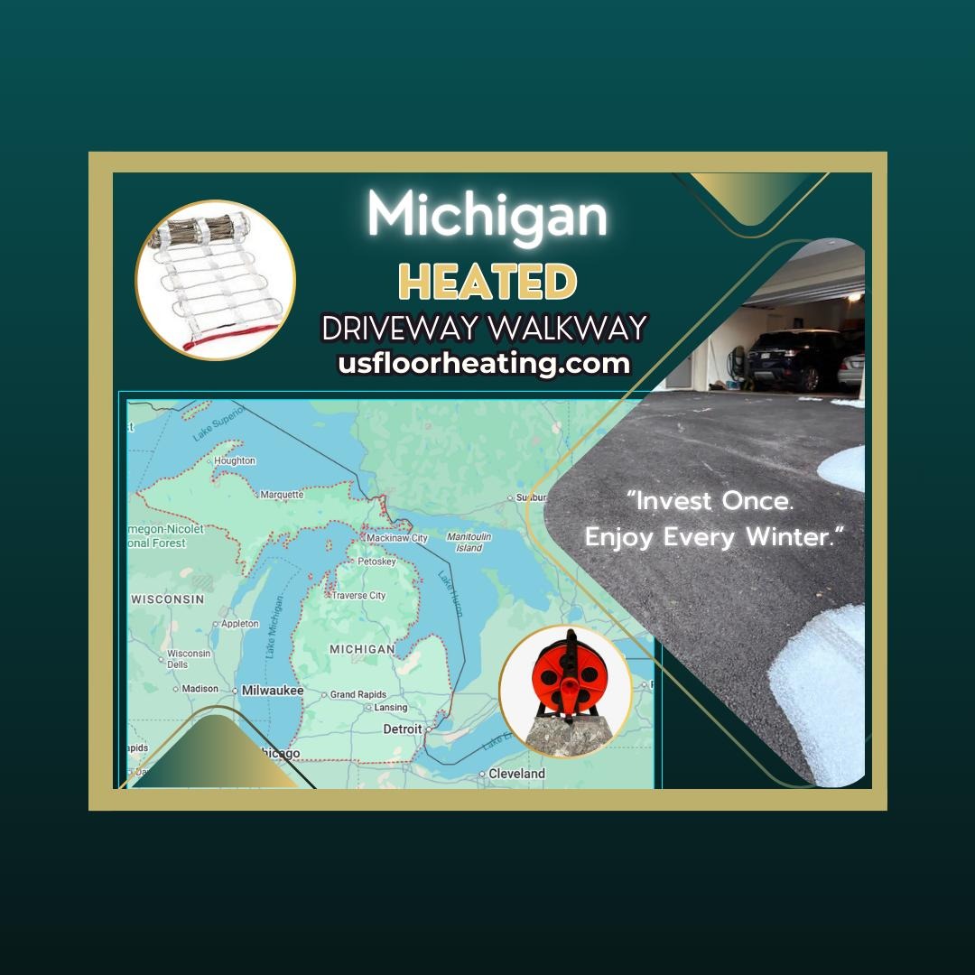 heated driveway in Michigan