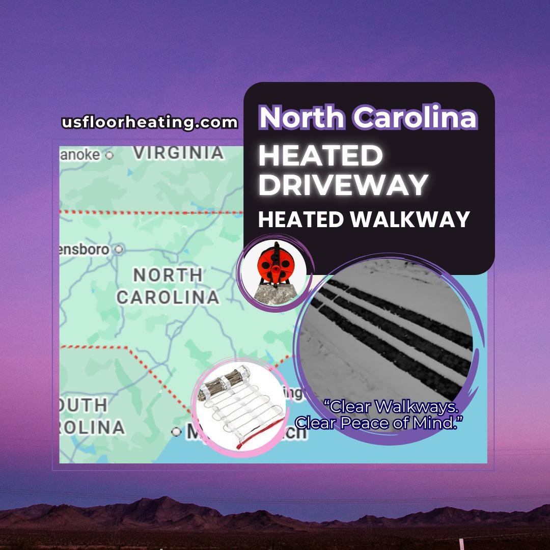 heated driveway in North carolina