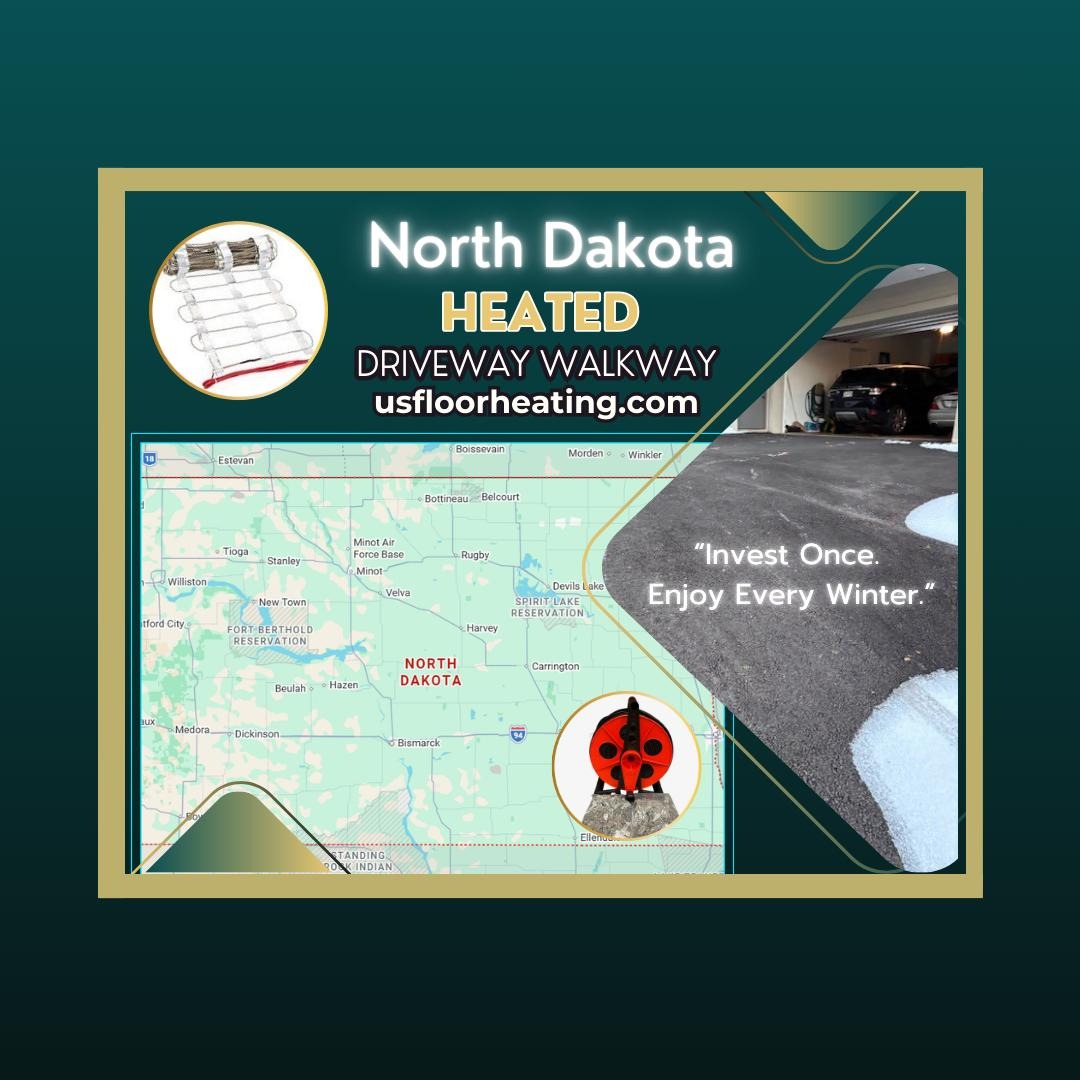 heated driveway in North dakota