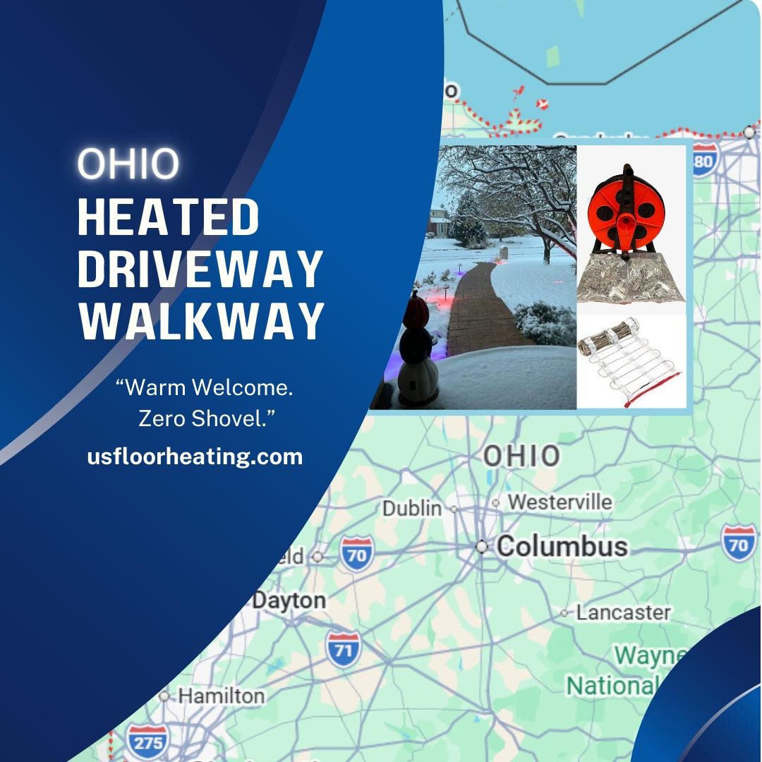 heated driveway in Ohio