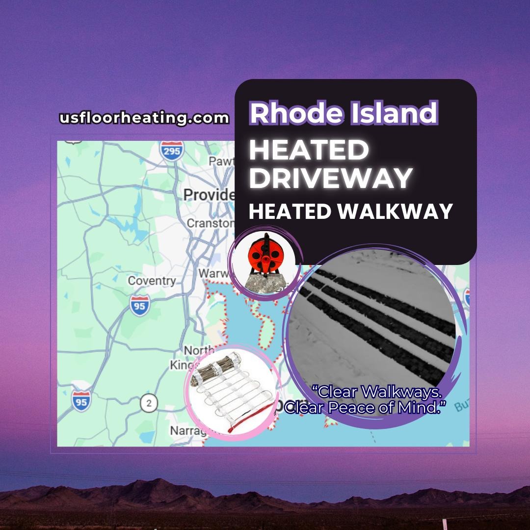 heated driveway in Rhode island