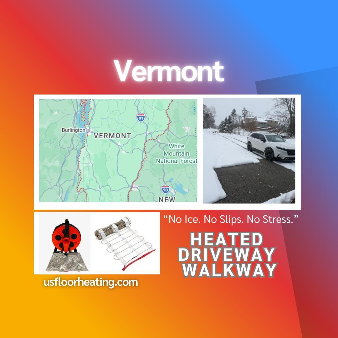 heated driveway in Vermont